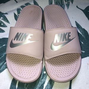 Nike Light pink slides